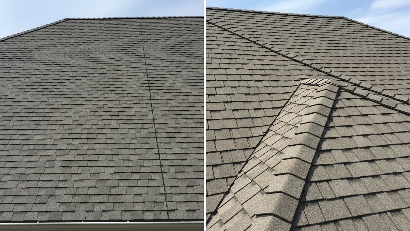 Asphalt shingles vs Architectural Shingles
