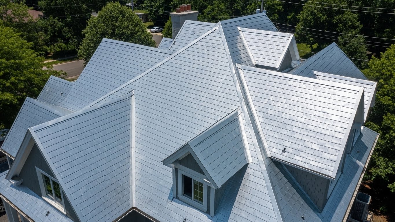 Can you walk on aluminum shingles